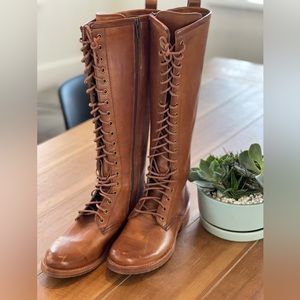 Frye Veronica Combat Tall boots.